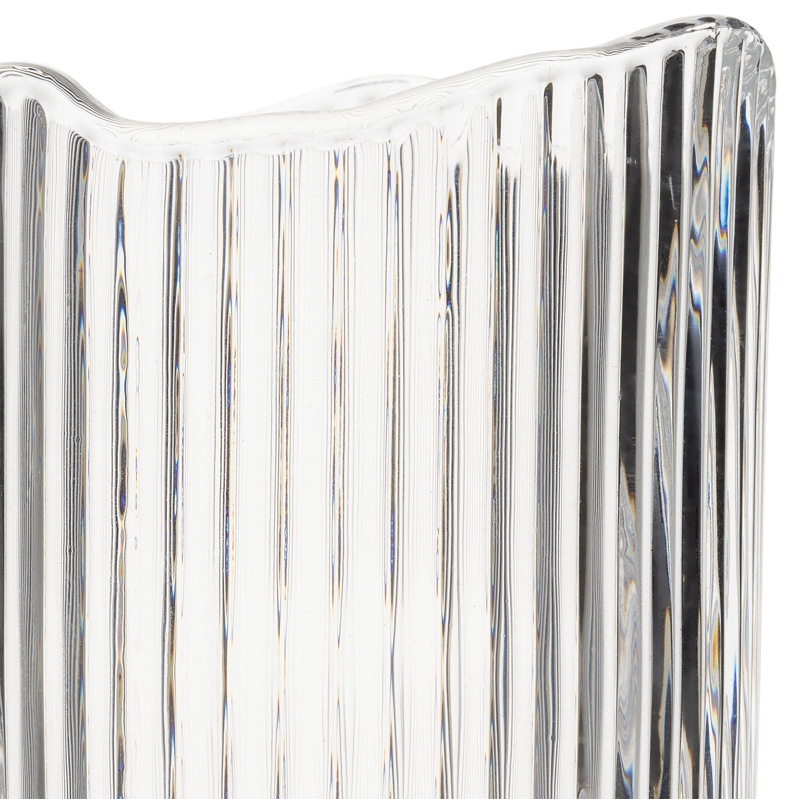 Ваза "Унисон" (стекло), D12xH25 см Прозрачный