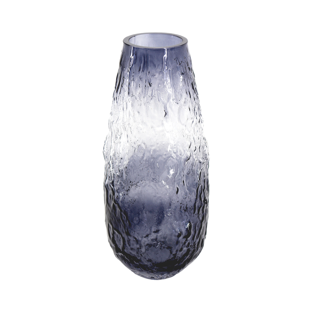 Ваза "Moon" (стекло), D12xH26 см Серый