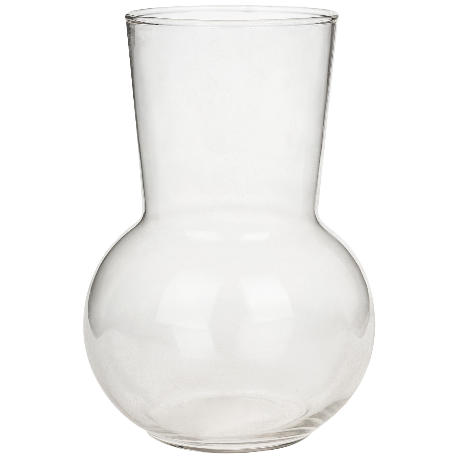 Ваза "Mist" (стекло), D8xH17 см Прозрачный