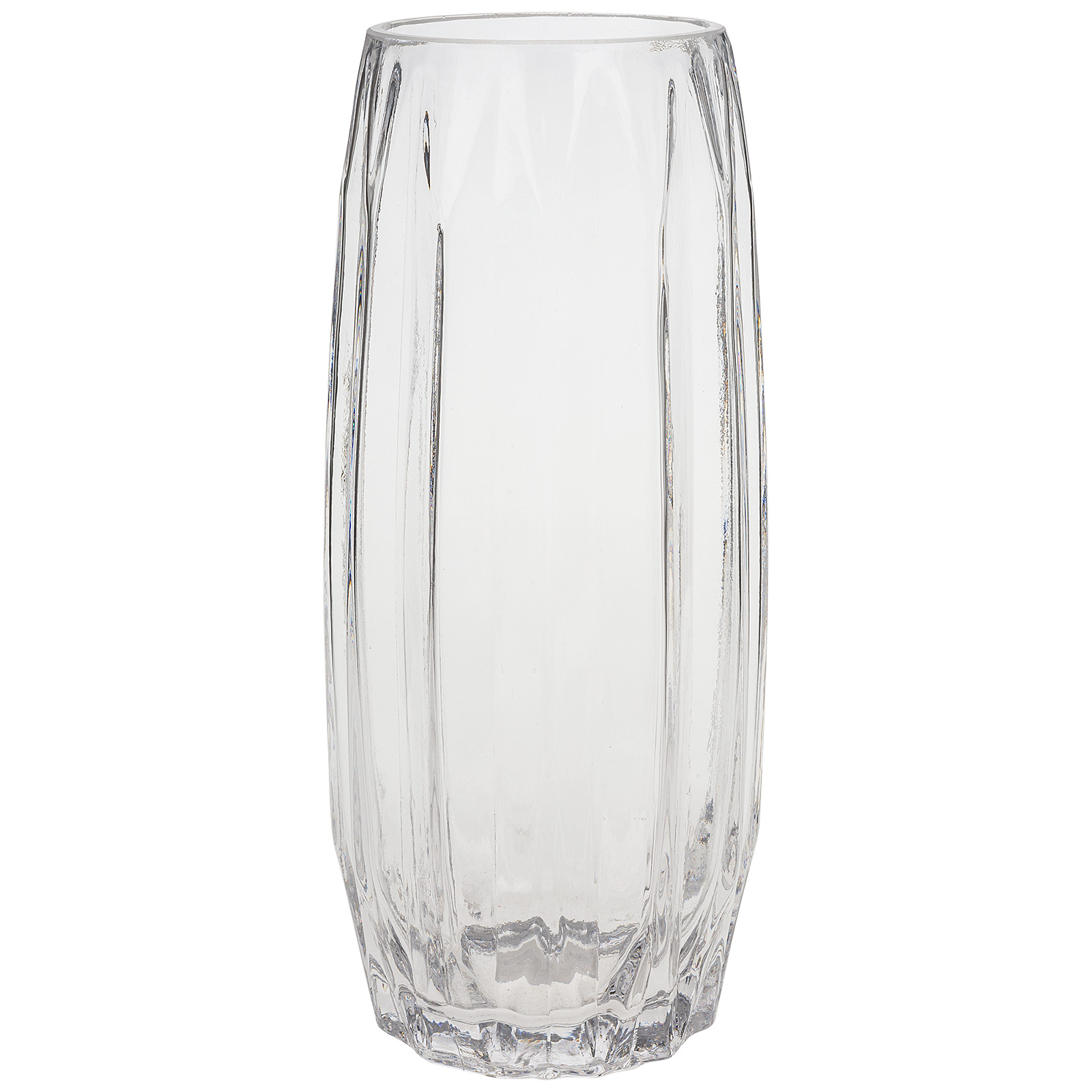 Ваза "Classic border" (стекло), D9хH28 см Прозрачный
