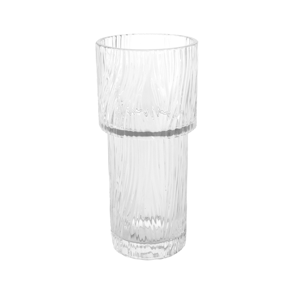 Ваза "Бокал" (стекло), D10,5xH24 см Прозрачный