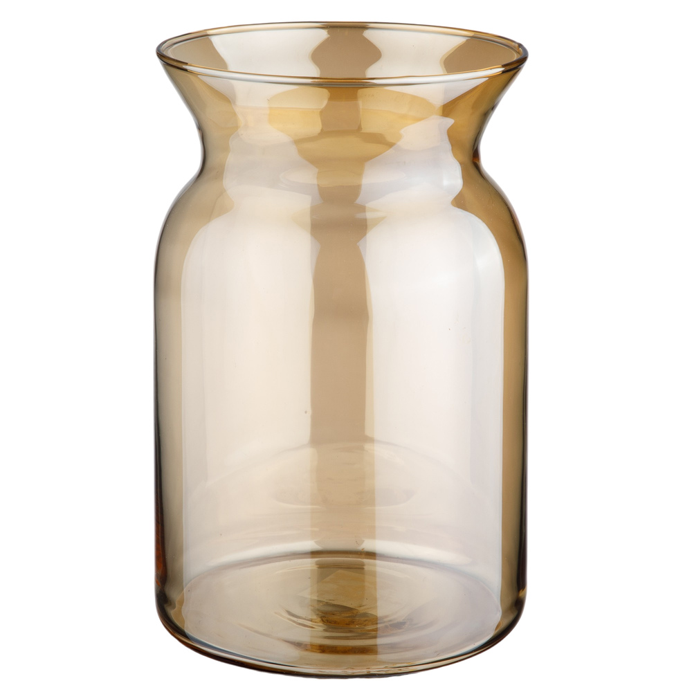 Ваза "Банка" (стекло), D13xH20 см Прозрачный