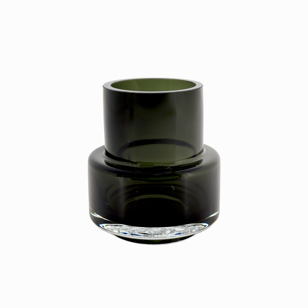 Ваза "Retro Style" (стекло), D12xH13,5 см Серый