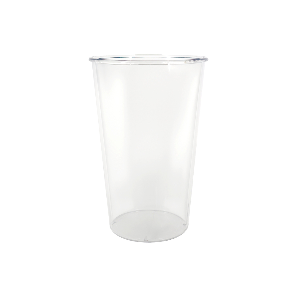 Вазон "Cone" (пластик), D15,5x11,5xH24,5 см Прозрачный