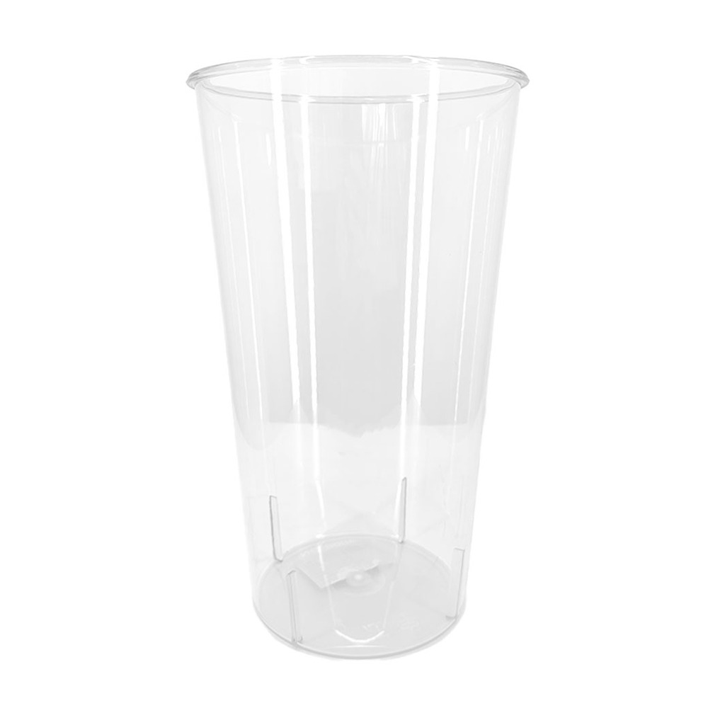 Вазон "Cone" (пластик), D18xH30 см Прозрачный