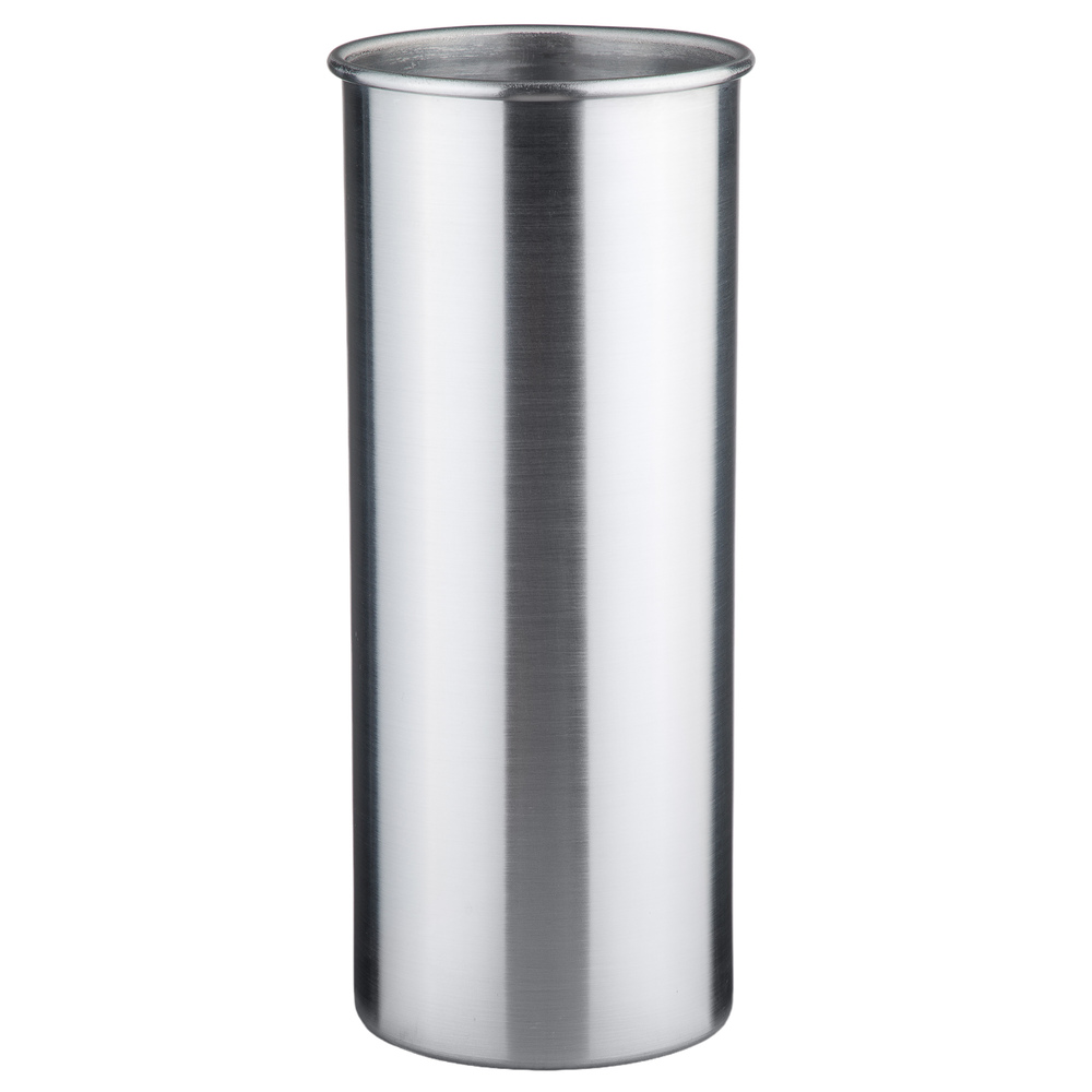 Вазон "Flowerpot" (металл), D10,5xH25,5 см Серебряный