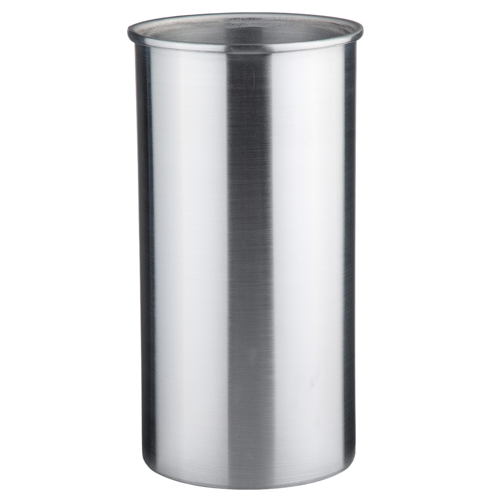 Вазон "Flowerpot" (металл), D10,5xH20 см Серебряный