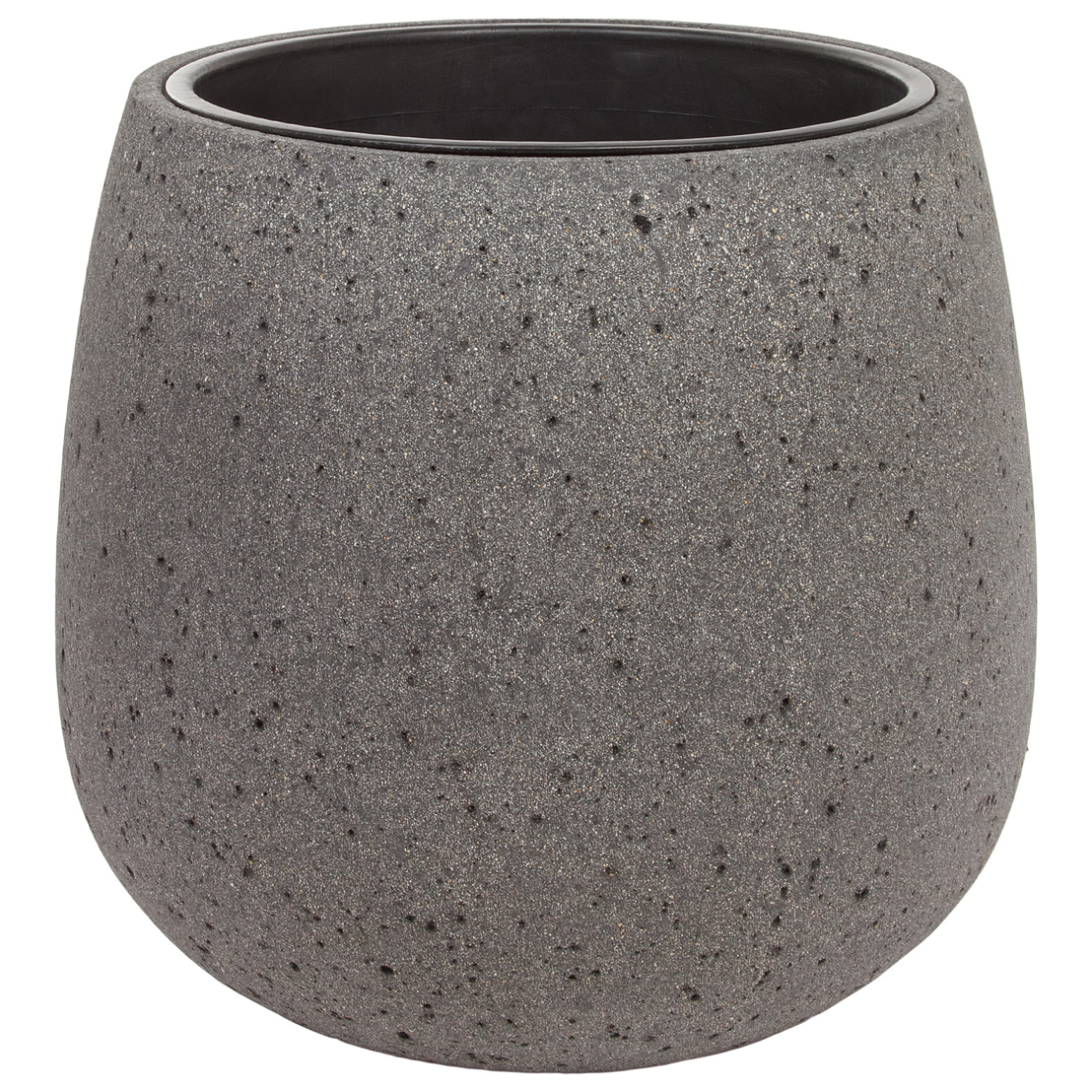 Кашпо Nobilis Marco "Plain Laterite grey Jar" (файкостоун), D52xH50 см, с теx.горшком Серый