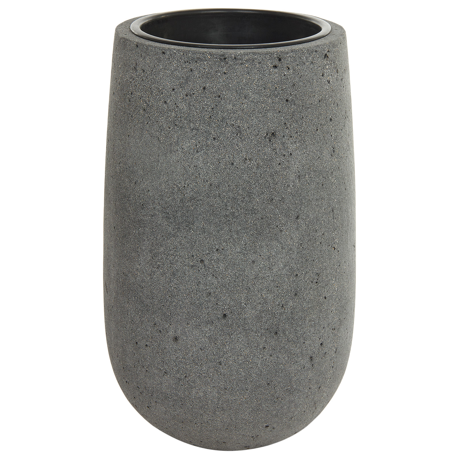 Кашпо Nobilis Marco "Plain Laterite grey Jar" (файкостоун), D40xH66 см, с теx.горшком Серый