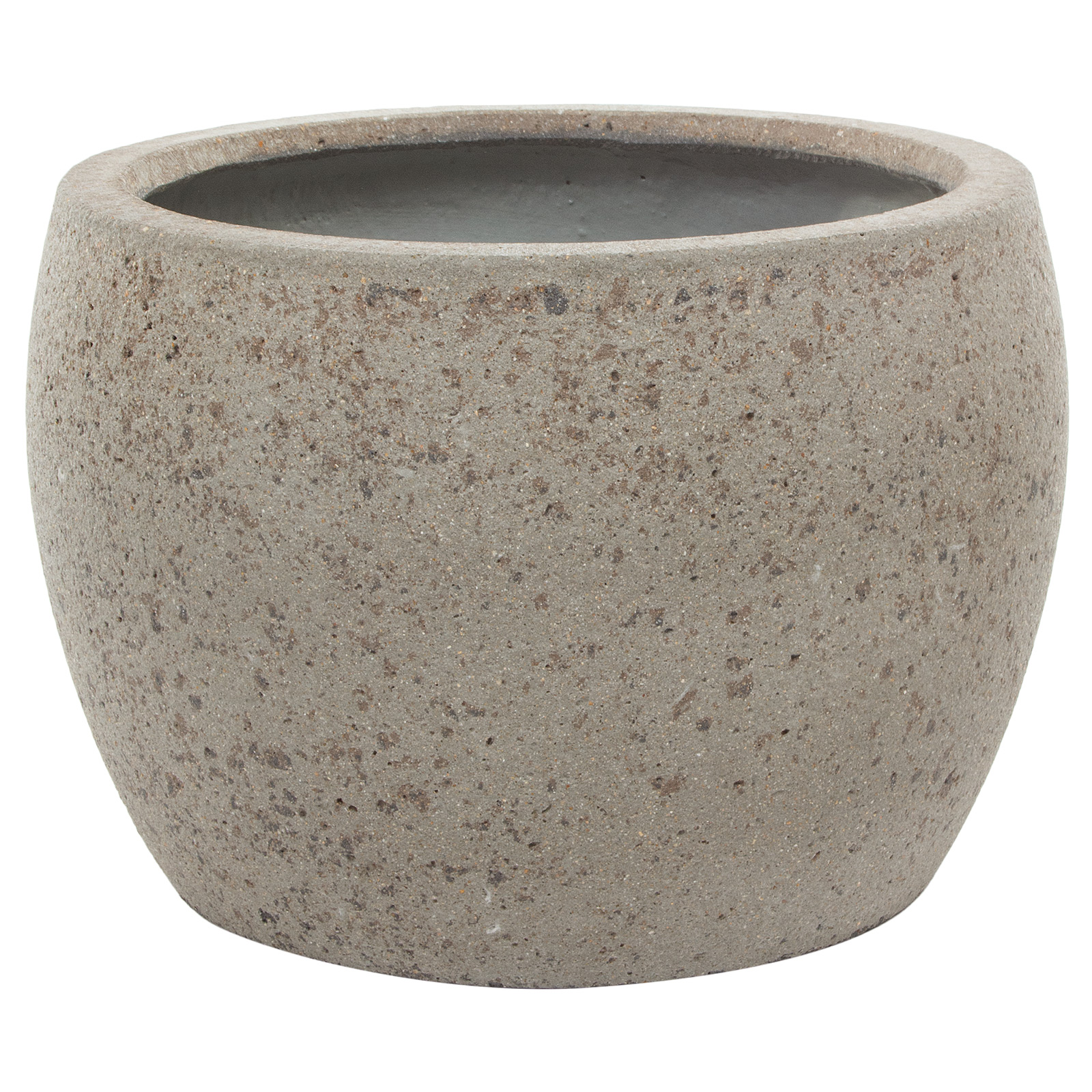 Кашпо Nobilis Marco "Stone Grey Round" (файкостоун), D42xH28 см Серый