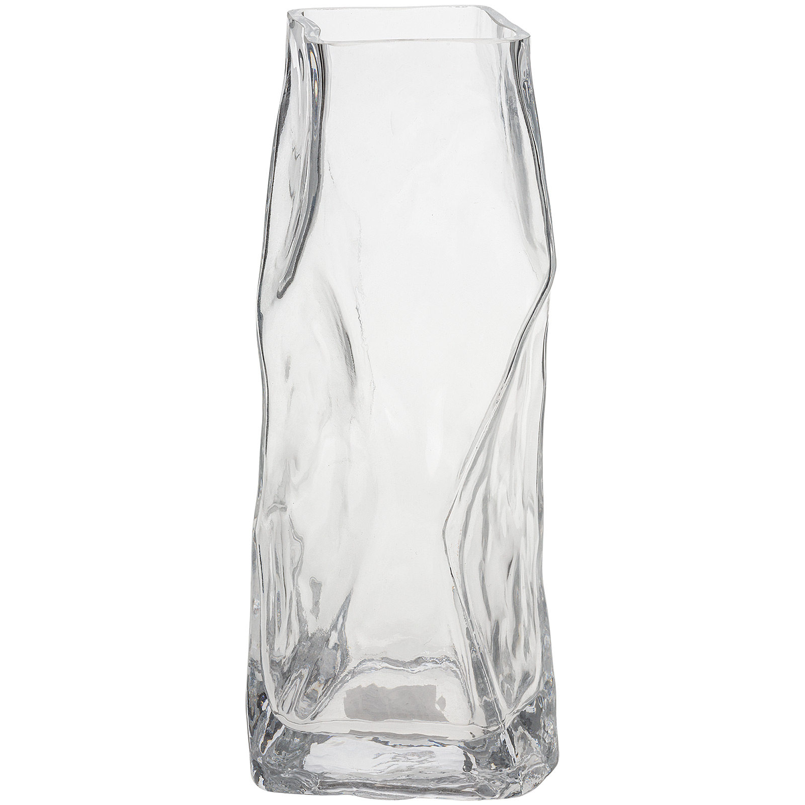 Ваза "Paper" (стекло), D10хH25 см Прозрачный