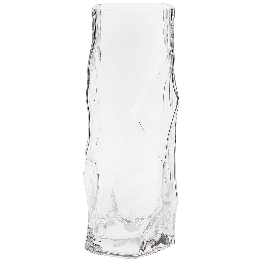 Ваза "Paper" (стекло), D12xH29 см Прозрачный