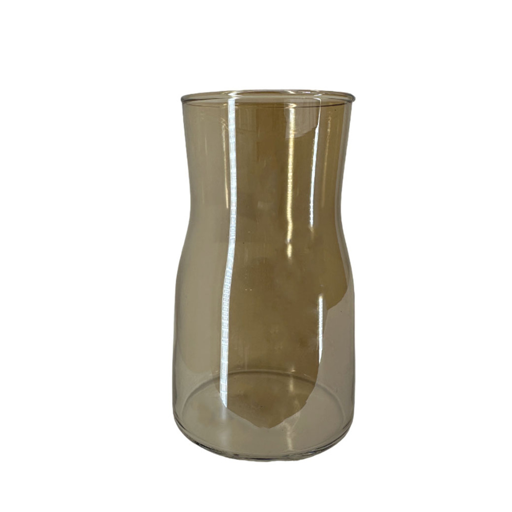 Ваза "Элис" (стекло), D8,5xH17 см Бежевый