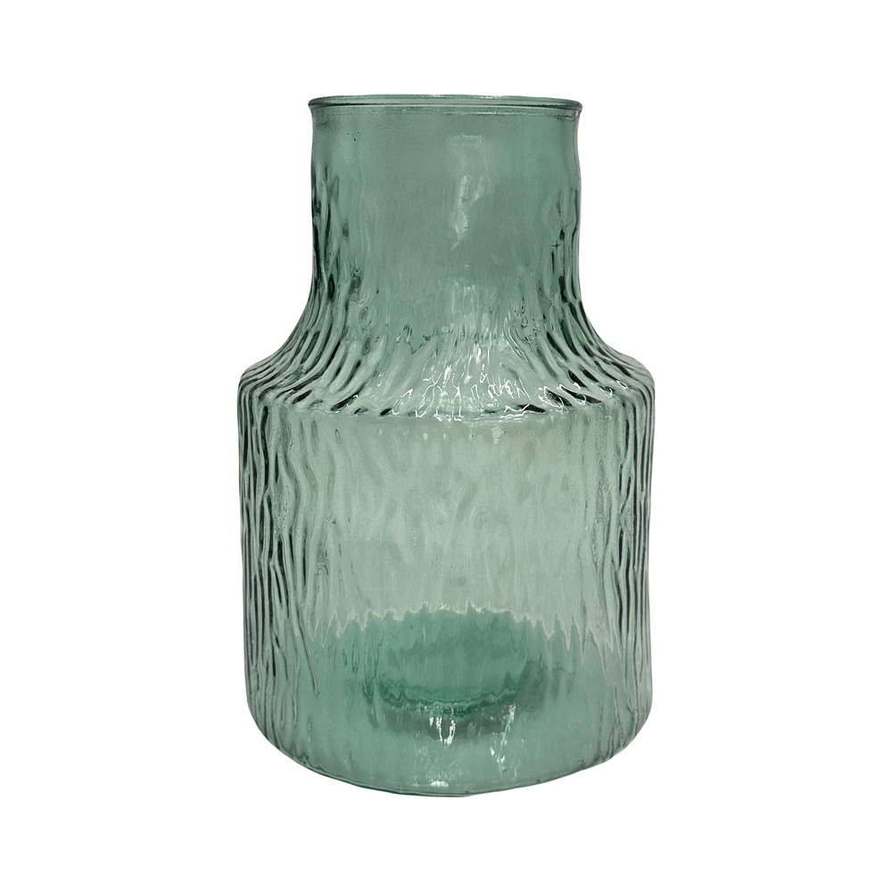 Ваза "France" (стекло), D13,5xH20 см Голубой