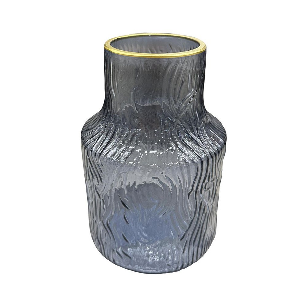 Ваза "France" (стекло), D11хH19 см Синий