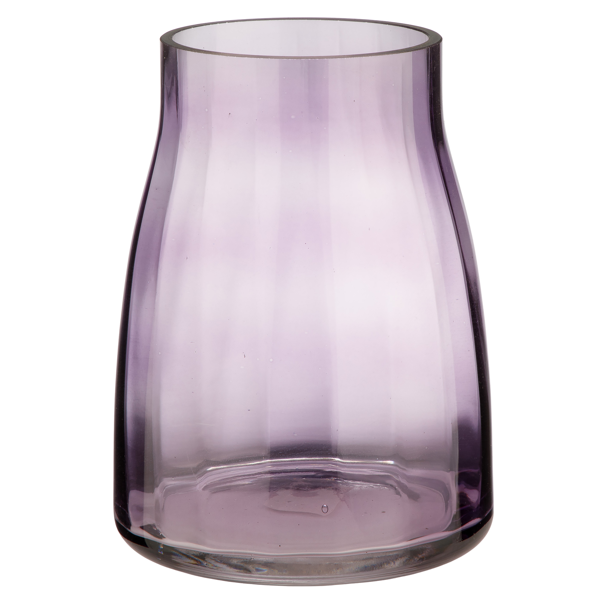 Ваза "Agnis" (стекло), D16xH21 см Фиолетовый