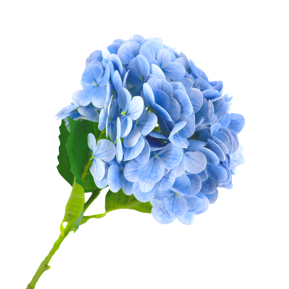 Цветок искусственный "Гортензия", H47 см Голубой
