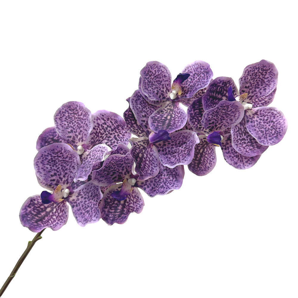 Цветок искусственный "Фаленопсис", H80 см, с силиконовым покрытием Фиолетовый