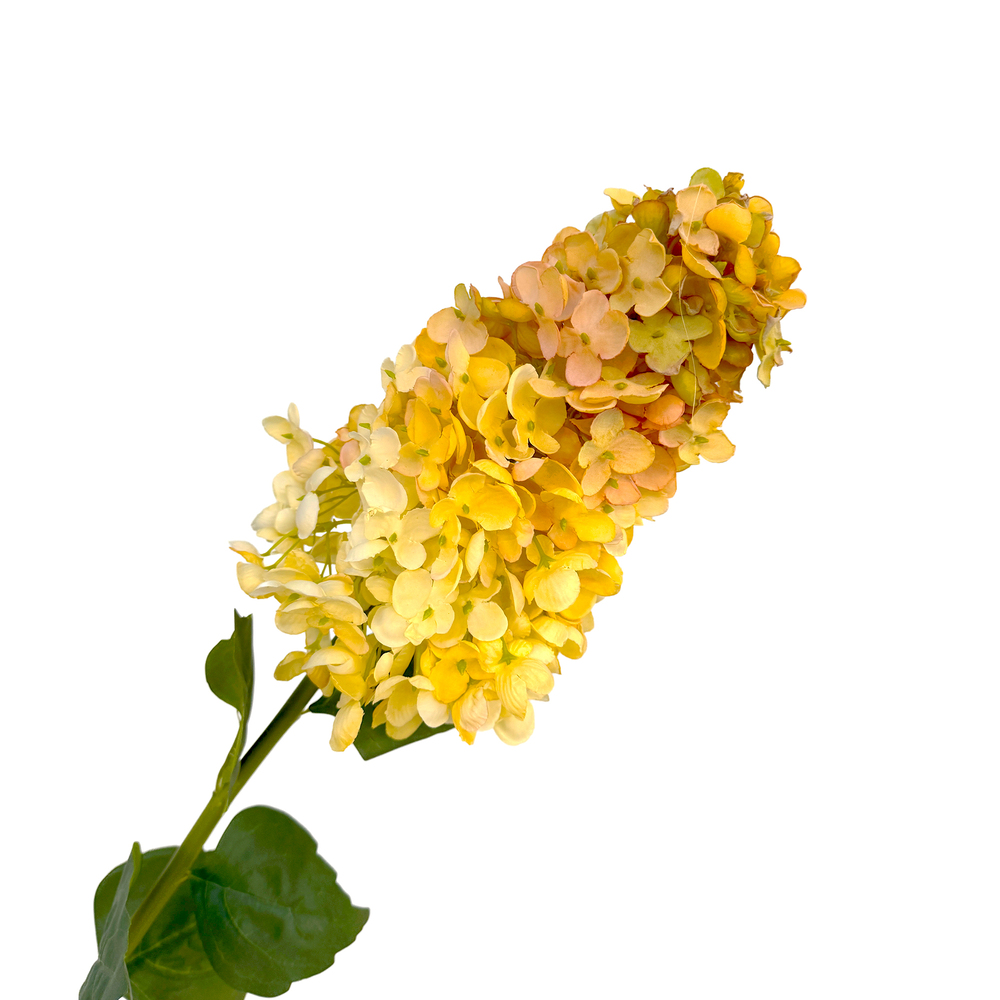 Цветок искусственный "Гортензия", H91 см Желтый