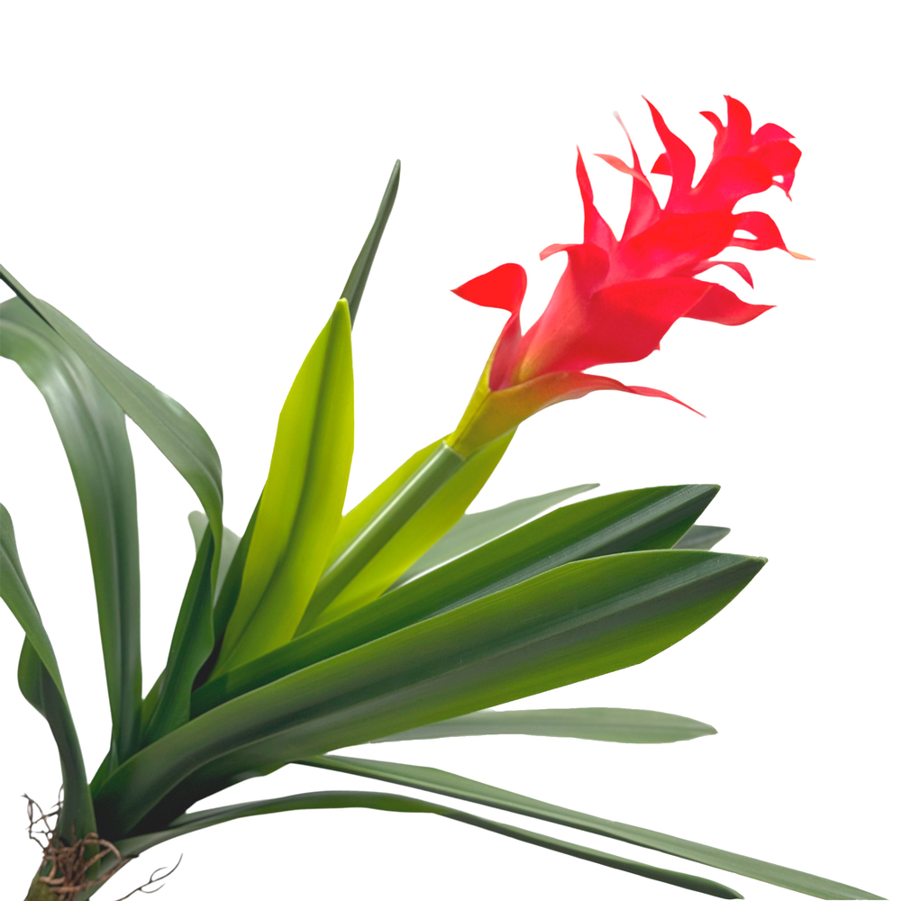 Цветок искусственный "Гузмания", H45 см Розовый