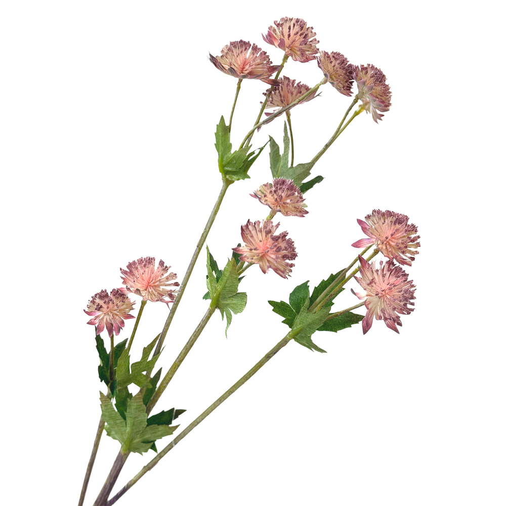 Цветок искусственный "Астранция", H60 см Сиреневый