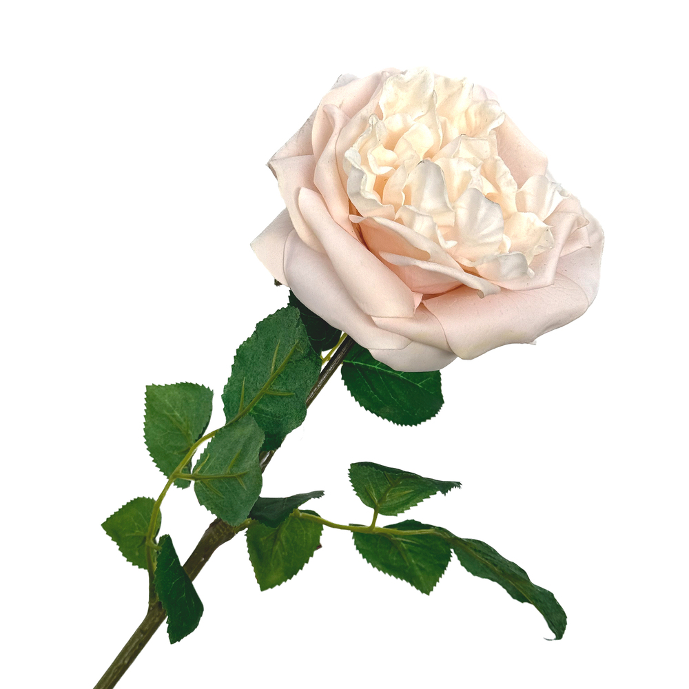 Цветок искусственный "Роза", H64 см Кремовый