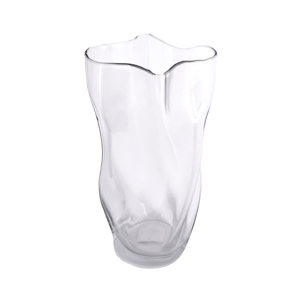 Ваза "Paper" (стекло), D15хH28 см Прозрачный