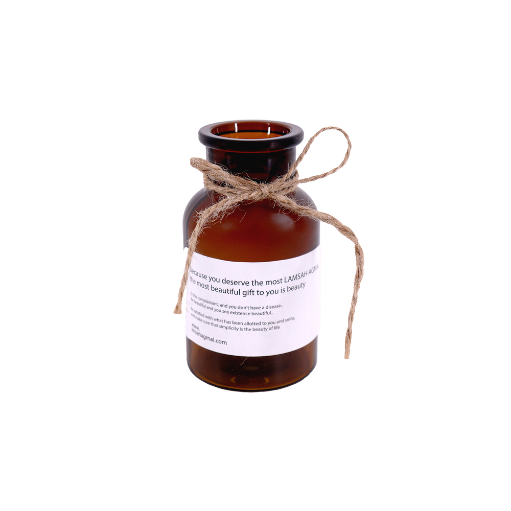 Ваза "Бутыль" (стекло), D5,5xH10 см Коричневый