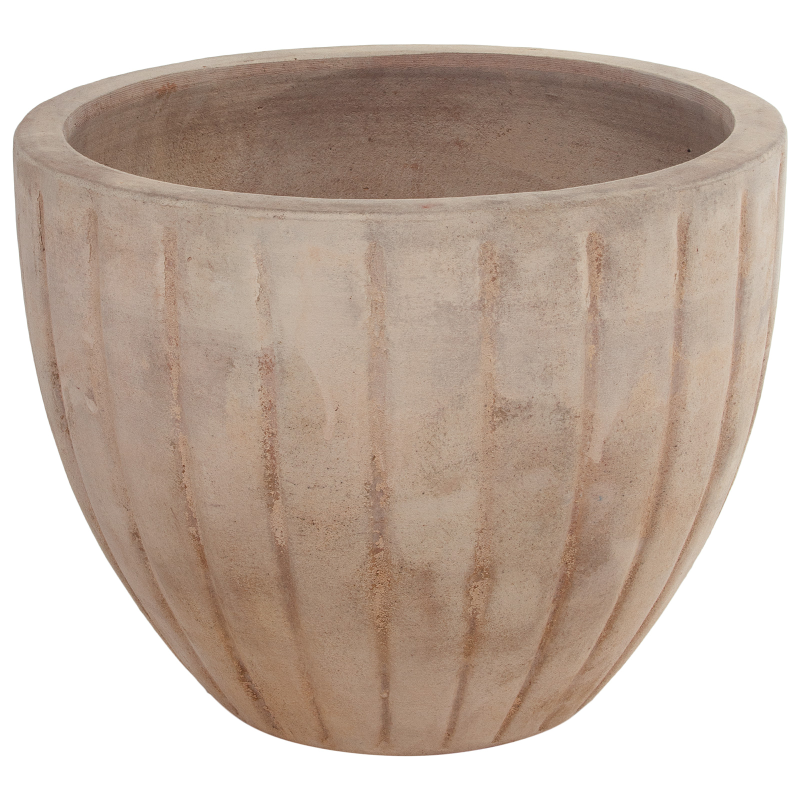 Кашпо Nobilis Marco "Mterra Nutshell Round", (терракота), D38хН30 см Терракотовый