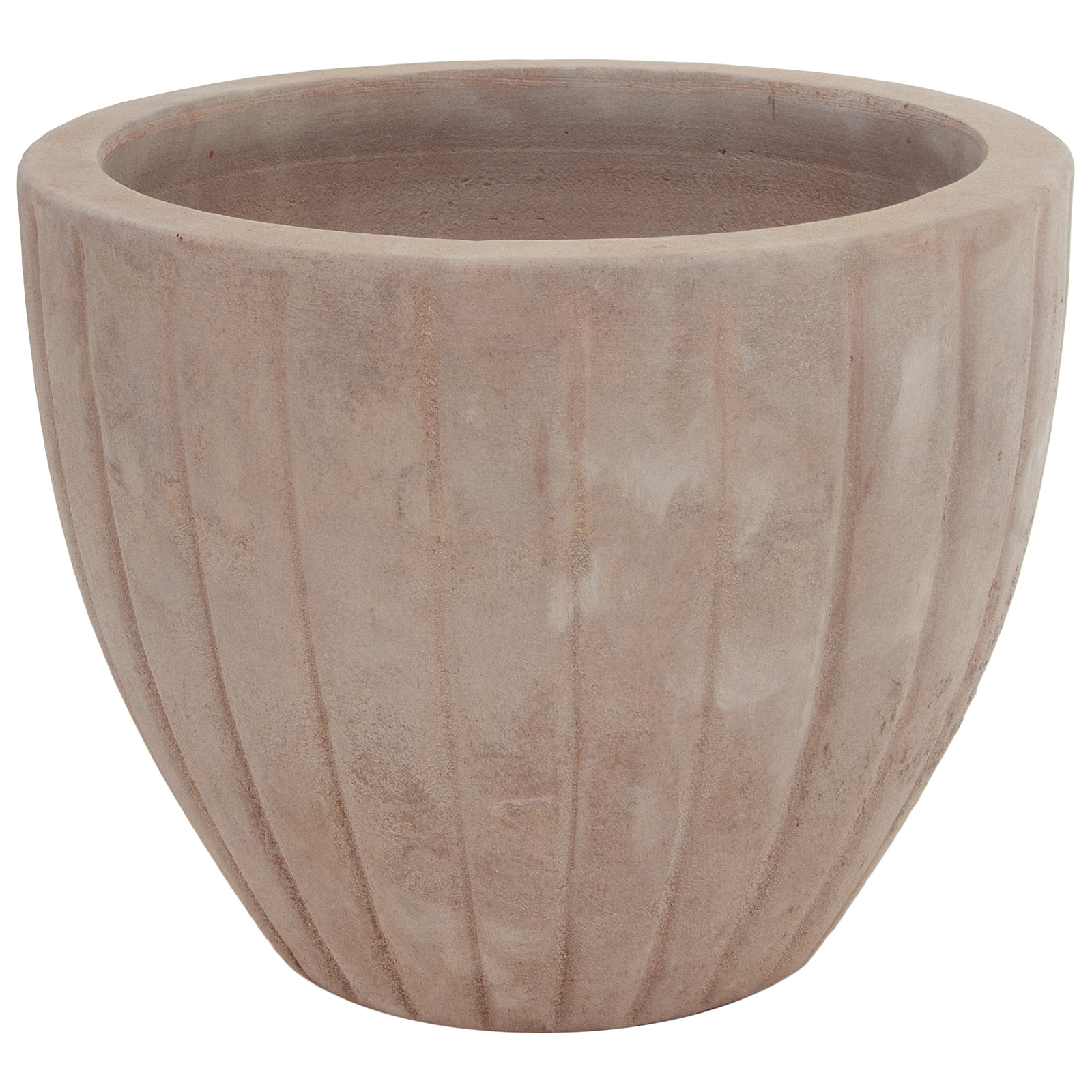 Кашпо Nobilis Marco "Mterra Nutshell Round", (терракота), D30хН24 см Терракотовый