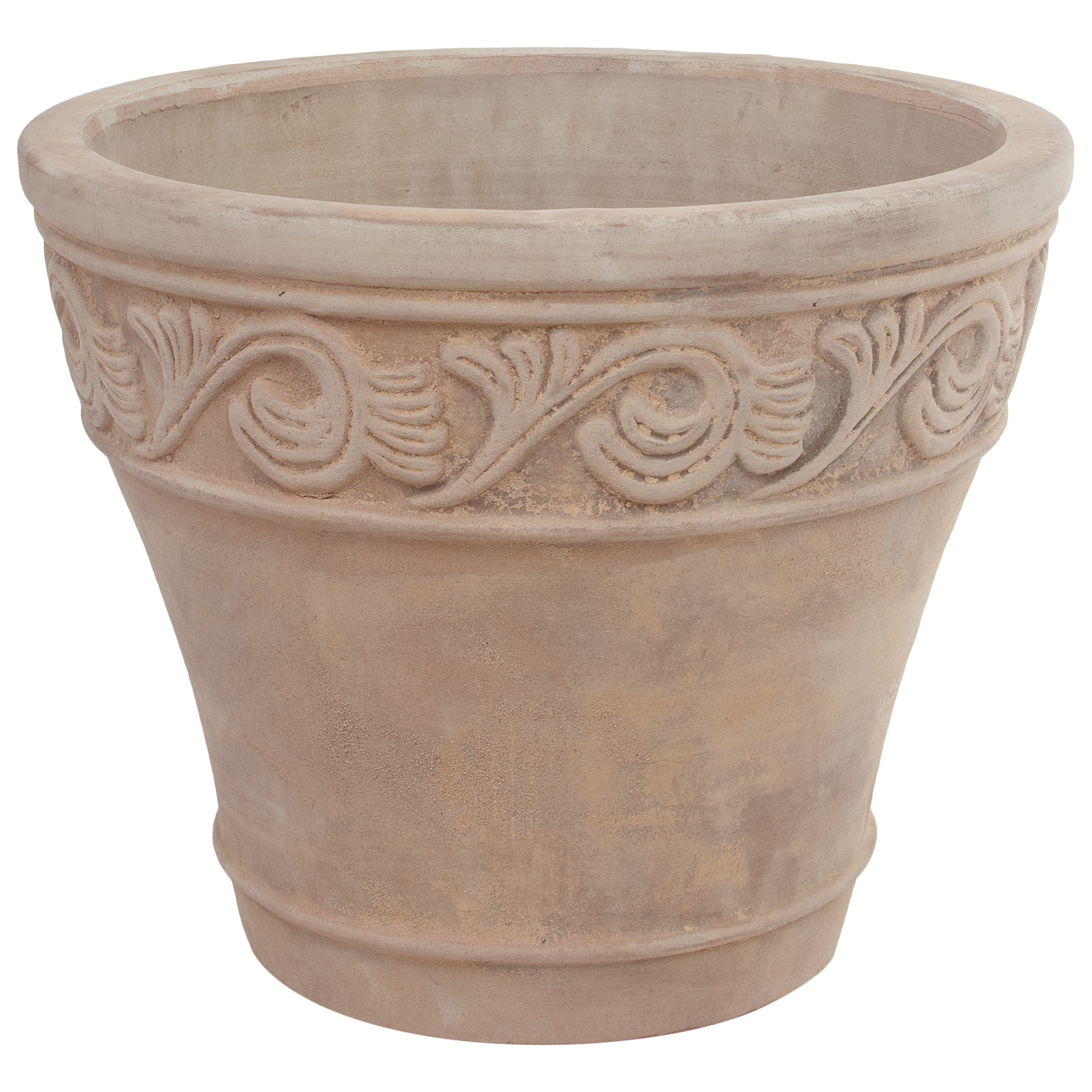 Кашпо Nobilis Marco "Mterra Daycuc Cone", (терракота), D39хН32 см Терракотовый