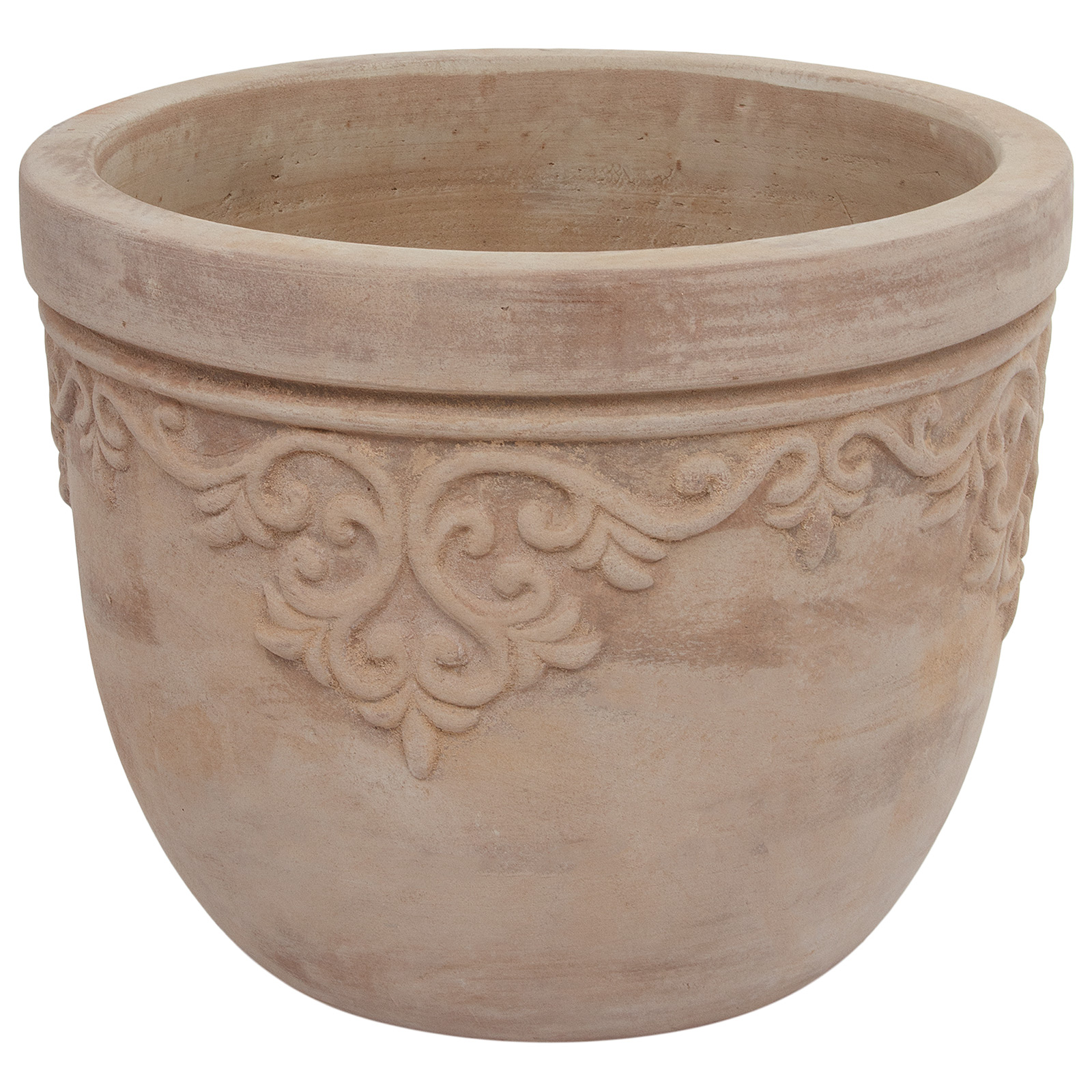 Кашпо Nobilis Marco "D-mterra Lily Round", (терракота), D41хН34 см Терракотовый