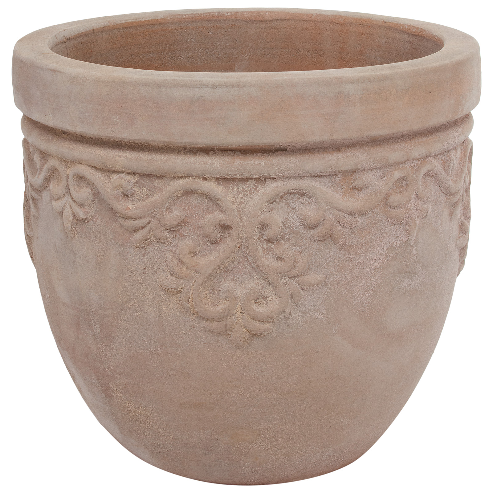 Кашпо Nobilis Marco "D-mterra Lily Round", (терракота), D31хН28 см Терракотовый