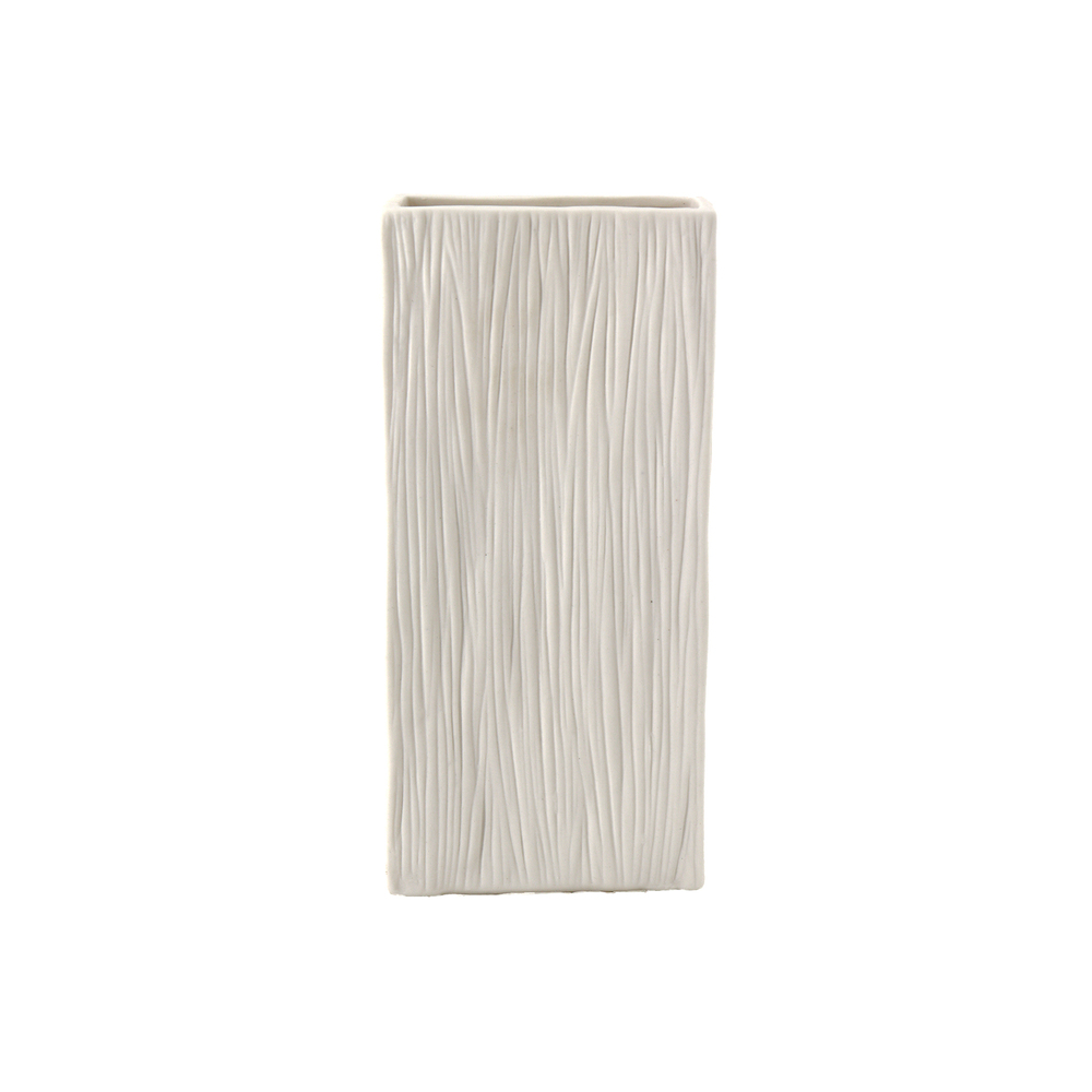 Ваза "White" (керамика), 9х4хH20,5 см Белый