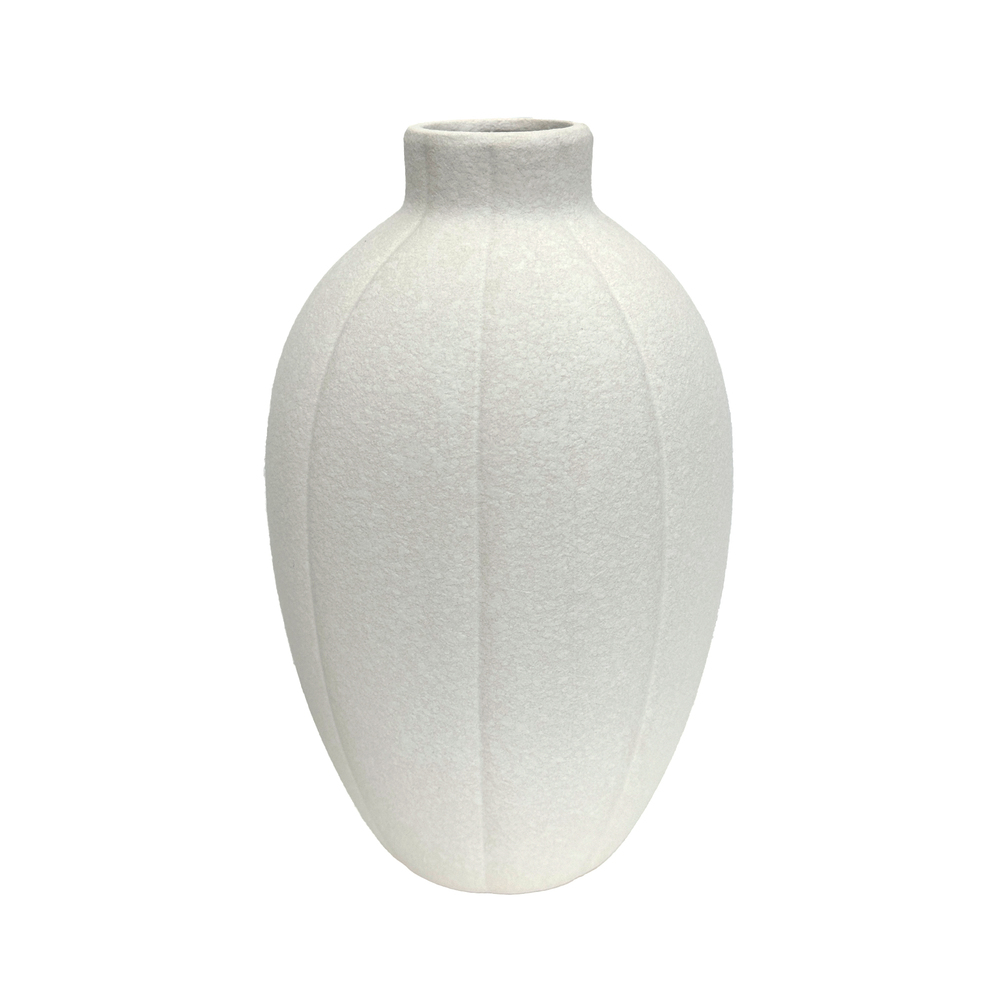 Ваза "East" (керамика), D16хH25 см Белый