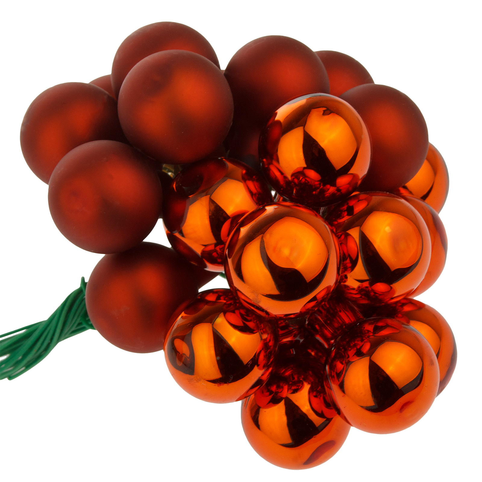 Елочная игрушка "Шар на проволоке" (стекло), D2 см, набор (144 шт) Коричневый