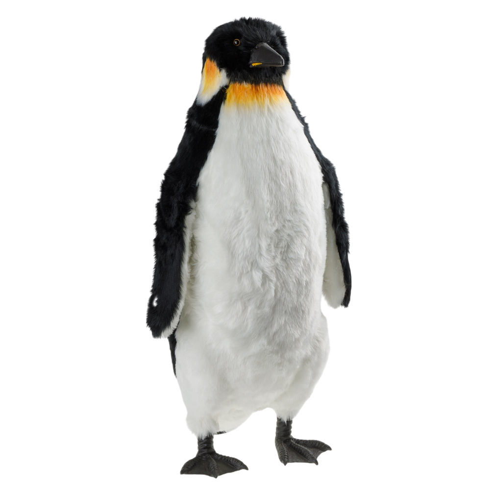 Фигура "Пингвин" (иск. мех), 47x39x83 см Белый