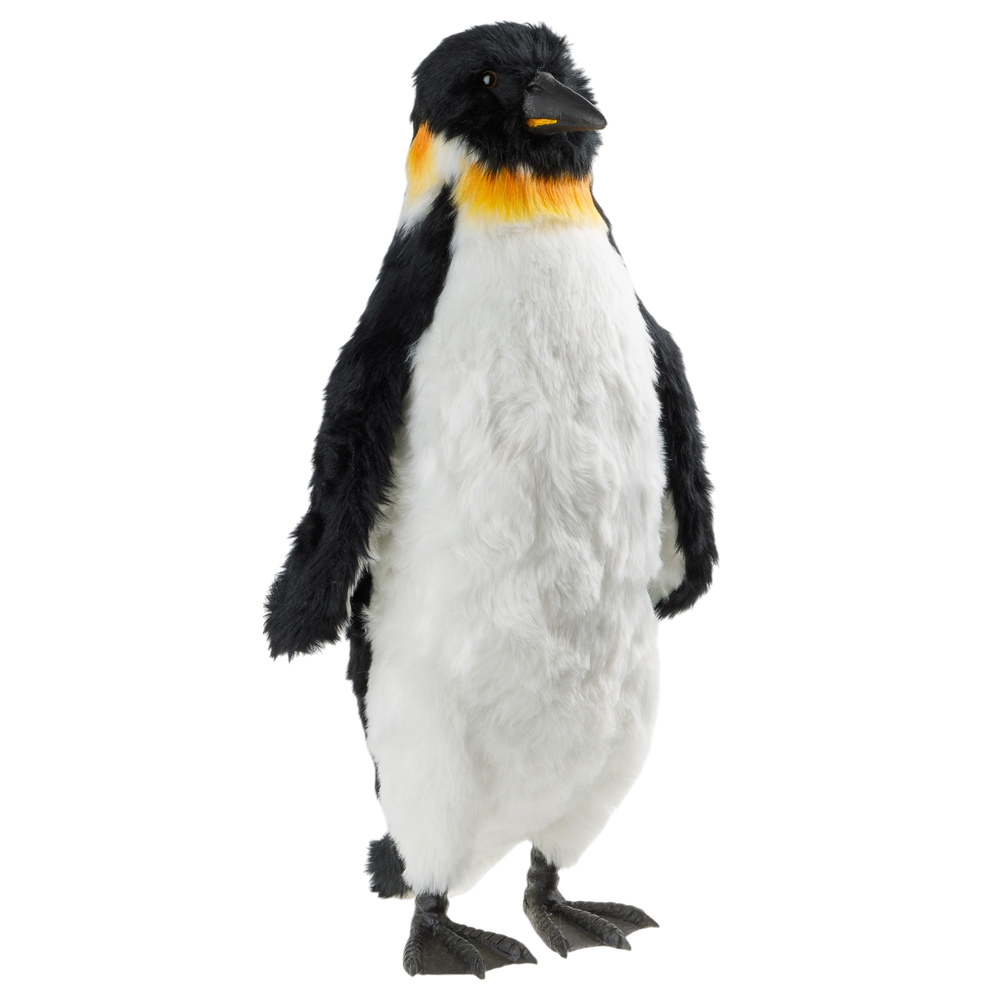 Фигура "Пингвин" (иск. мех), 30x30x62 см Белый