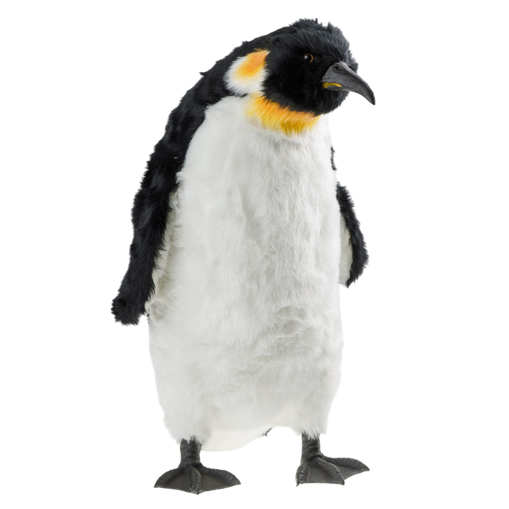 Фигура "Пингвин" (иск. мех), 50x44x65 см Белый
