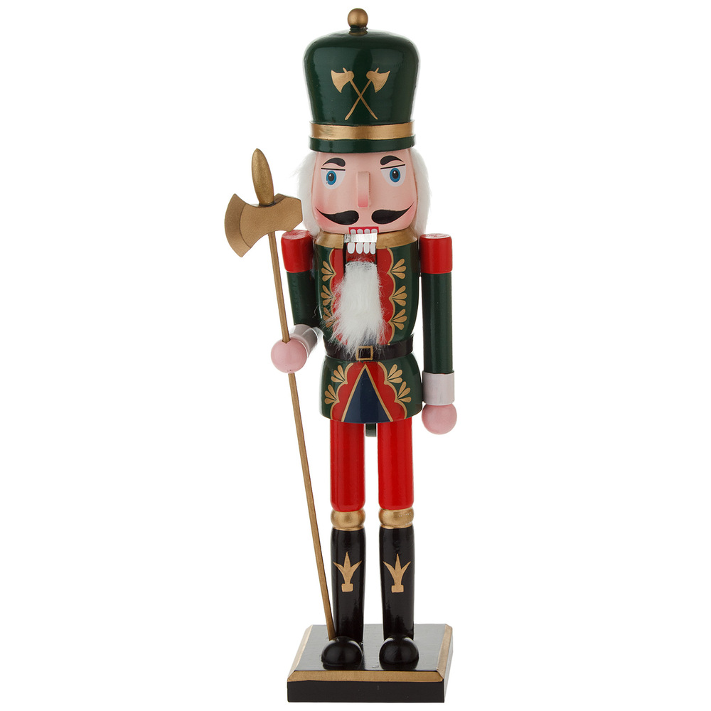 Фигура "Щелкунчик" (дерево), 9x8xH38 см В ассортименте