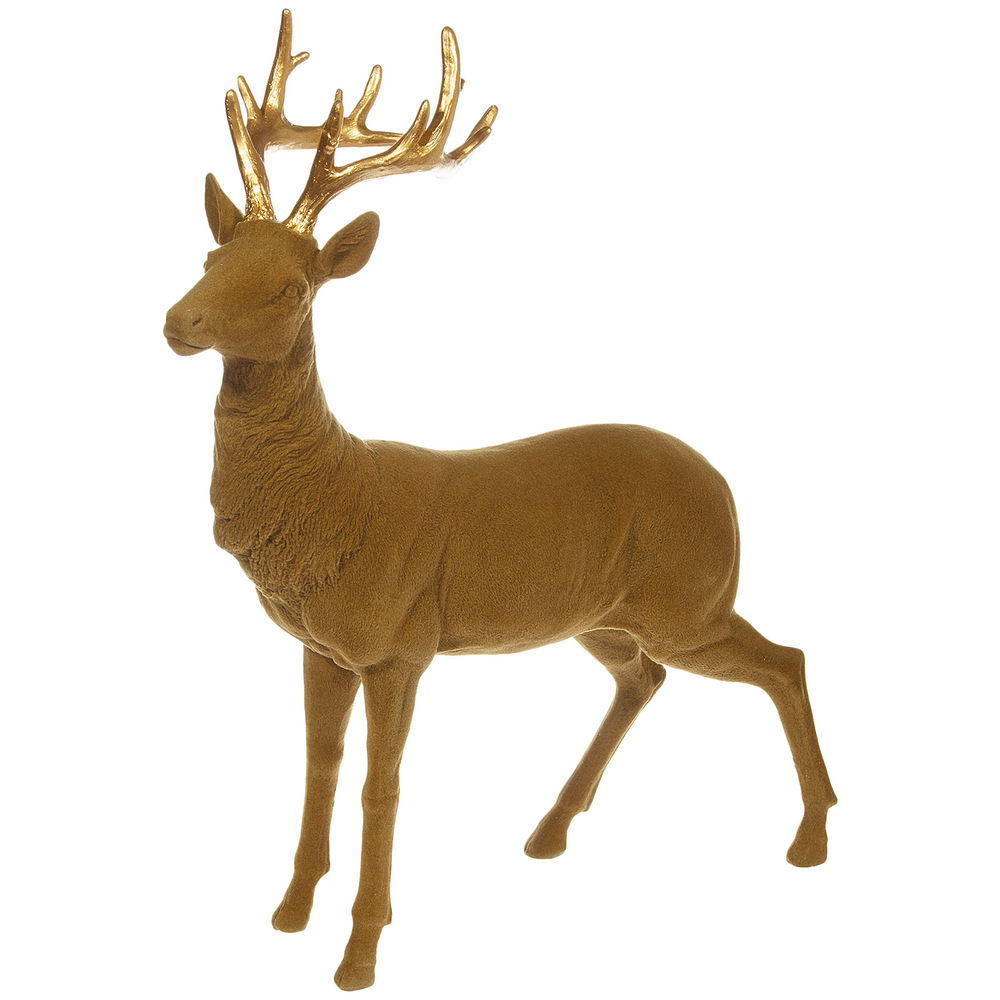 Фигура "Олень" (полирезин), 36x9,5xH43 см Коричневый