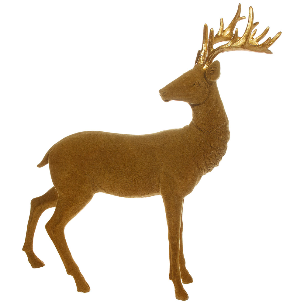 Фигура "Олень" (полирезин), 36x12,5xH42 см Коричневый
