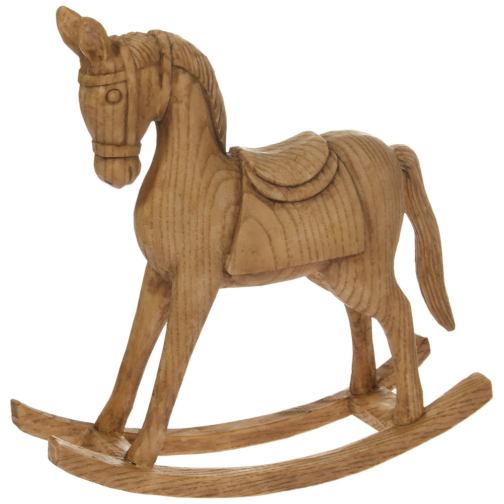 Фигура "Лошадь-качалка" (полирезин), 24,5x7,5xH24,5 см Коричневый