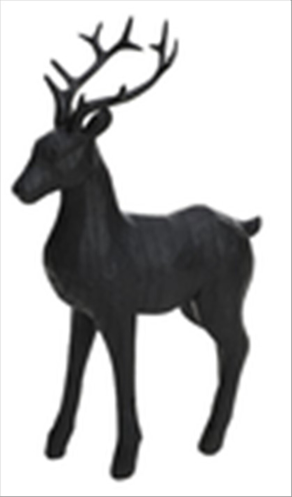 Фигурка "Олень" (полирезин), 14,5х7,5хН24,5 см Черный