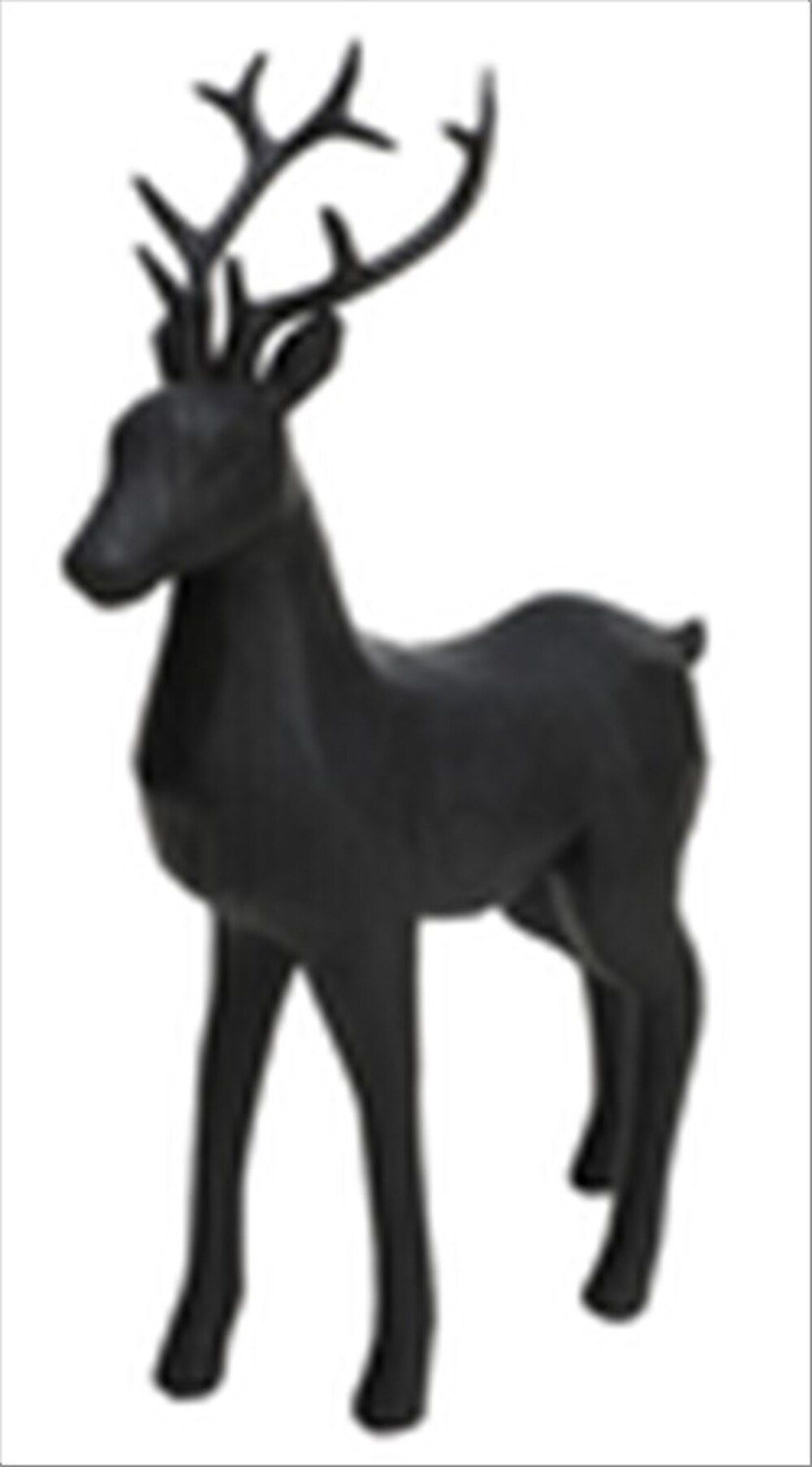 Фигурка "Олень" (полирезин), 20х9хН33 см Черный