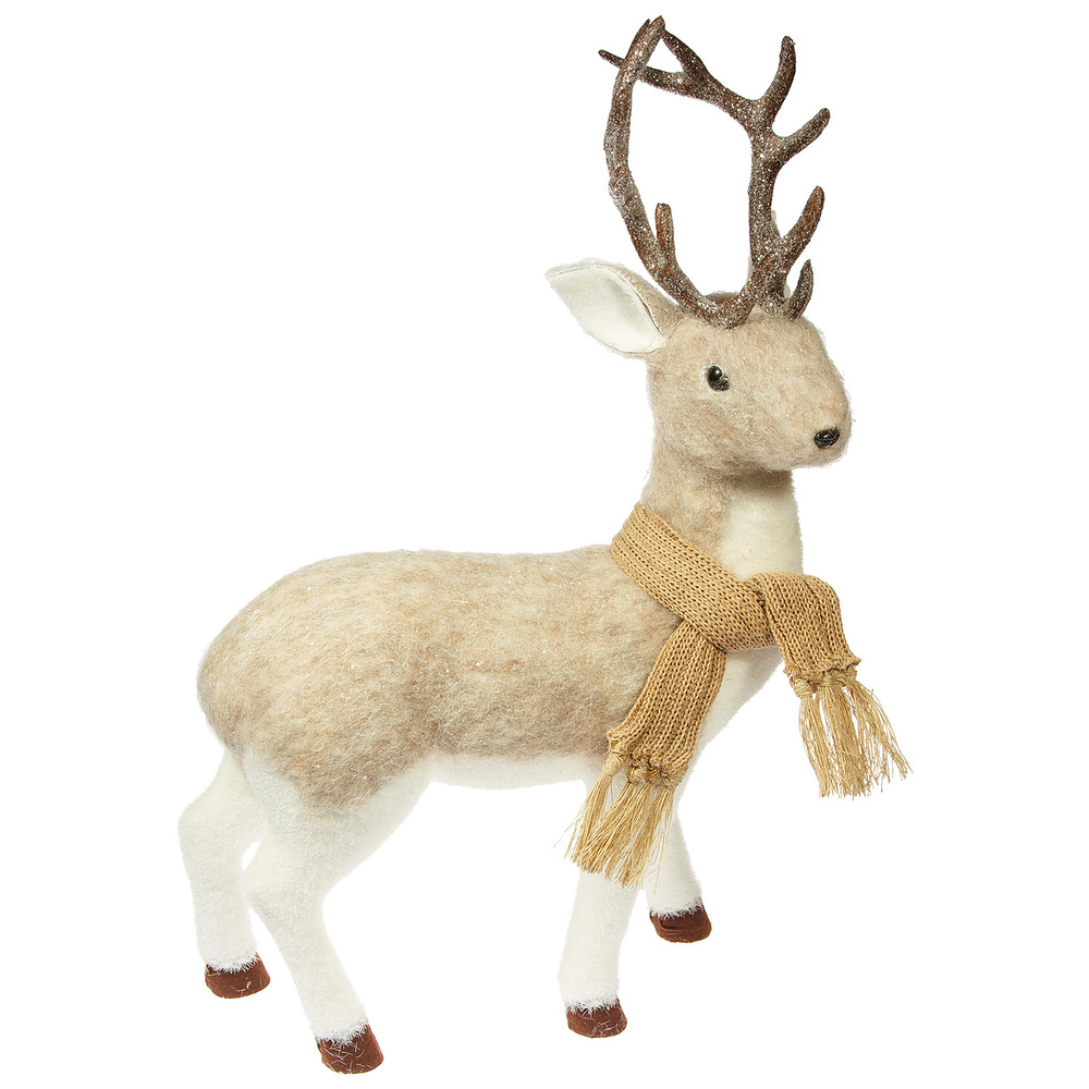 Фигура "Олень" (войлок), 34х11хН50 см Серый