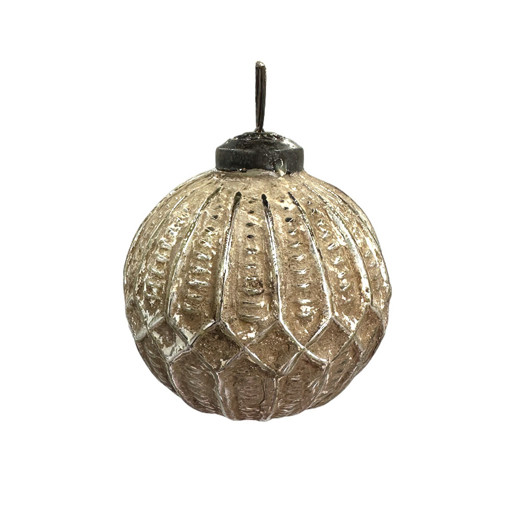 Елочная игрушка "Шар" (стекло), D8 см Коричневый