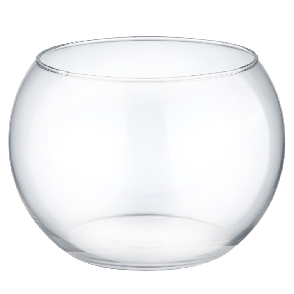 Ваза "Шаровая" (стекло), D16xH13 см, 2 л, К Прозрачный