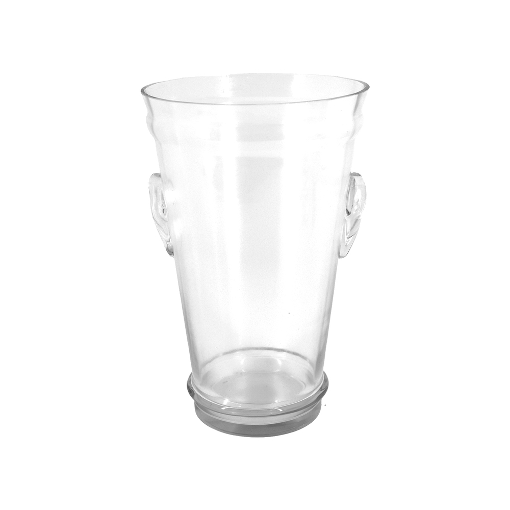 Ваза "Стакан Арт" (стекло), D19,5хH30 см Прозрачный