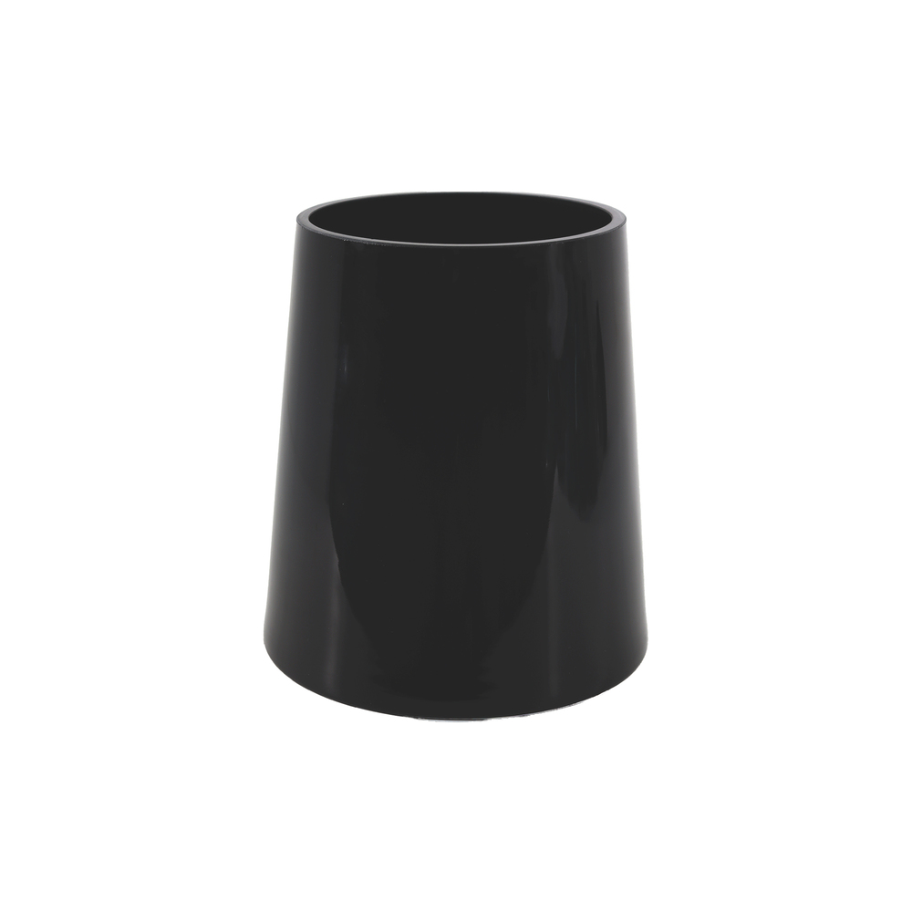 Ваза "Asa" (стекло), D16,5хН20 см Черный